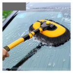 NATTCO 2PCS Telescopic Car Wash Mop Brush Set with Chenille Head - Image 2