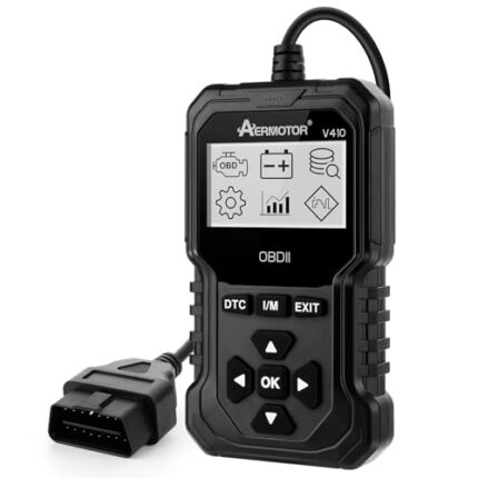 OBD2 Scanner Diagnostic Tool, Scanner for Car Check Engine Code Reader, Diagnostic Scanner for All Vehicles Voltage Life for OBD II Protocol Cars Since 1996