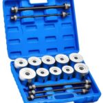 Orion Motor Tech Bushing Press Kit, 27pc Pull and Press Sleeve Kit for Most LCV HGV Engine Cars Vehicles, Universal Seal Bearing Bushing Removal Installation Tool Kit 5 Pulling Spindles with Nuts Case