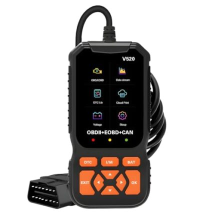 Osilly Professional OBD2 Car Scanner Diagnostic Tool, Enhanced V520 Vehicle OBDII/EOBD Check Engine with Read/Erase Fault Code, Auto Code Reader Scanner, Universal for Cars After 1996