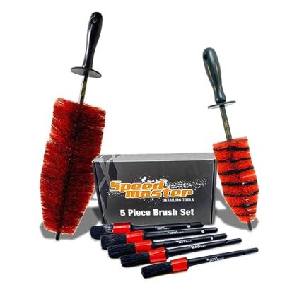 SPEED MASTER Wheel Brush Ultimate Brush Kit | Ultimate Wheel Cleaning Kit for Clean Wheels | Tough on Brake Dust, Gentle on Wheels