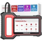 THINKCAR OBD2 Scanner, ThinkScan Plus S4 ABS/SRS/TCM/ECM/BCM Diagnostic Scanner, Code Reader Car Diagnostic Tool with 3 Resets, 94 Vehicle Brands Car Scanner, Auto VIN Scan Tool, AutoAuth for FCA SGW
