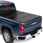 TOPCOVER Hard Tri-Fold Truck Bed Tonneau Cover Fits for Ford F150 2015 2016 2017 2018 2019 2020 only Styleside 5'5"FT Bed, for Ford F150 Accessories.