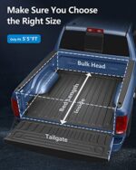 Ford F150 Tonneau Cover Hard Tri-Fold Truck Bed Cover 5.5' Bed 2004-2020 - Image 2