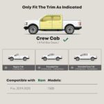 Ram 1500 Crew Cab Side Steps 5" Stainless Steel Running Boards 2019-2025 - Image 2