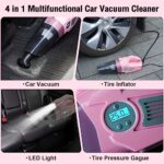 Vioview 21PCS Pink Car Cleaning Kit with Vacuum & Cleaning Gel - Image 2