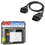 2024 FOXWELL NT716 OBD2 Scanner 9+ Resets Auto Scan Tool ABS SRS Transmission Engine Diagnostic Code Reader and FOXWELL OBD2 OBD II 16Pin Male to Female Diagnostic Extension Convert Cable