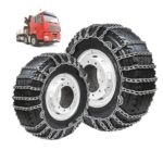 YAGOLD Set of 2 Tire Chains for Trucks 2pcs Snow Chains for Trucks Snow Chains for Car Tires Anti-Skid Thickening Tire Chains Winter Car Accessories No Jack Required 2pcs 285/80R22.5 2pcs 12.00-20