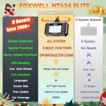 FOXWELL NT624 Elite Car Scanner Full Diagnostics + 12V Battery Tester - Image 3