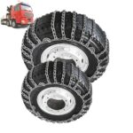 YAGOLD Set of 2 Tire Chains for Trucks 2pcs Snow Chains for Trucks Snow Chains for Car Tires Anti-Skid Thickening Tire Chains Winter Car Accessories No Jack Required 2pcs 295/70R22.5 2pcs 315/80R22.5