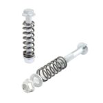 M10x1.25x75mm Exhaust Bolts and Nuts Kit,Includes 2 Sets Exhaust Manifold Bolts+Exhaust Springs+Nuts+Gaskets,Auto Parts Replacement Exhaust Bolt and Spring Hardware Kit (M10x1.25)