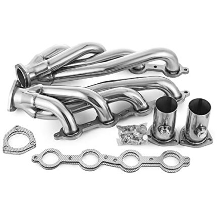 ZBPRESS Exhaust Header, Universal LS Swap S10 Conversion Headers (LS1, LS2, LS3, LS6, LS Engines) Truck & SUV, 4.8L, 5.3L, 5.7L, 6.0L, 6.2L Engines, V8 engines ONLY(Models Shown in Figure II)