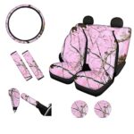 car seat covers pink camo