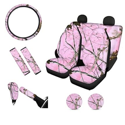 car seat covers pink camo
