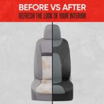 Premium Gray Waterproof Neoprene Car Seat Covers for Front Seats - Universal Fit - Image 7