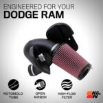 K&N Cold Air Intake for Dodge Ram 2500/3500 2003-2007 Boosts Performance - Image 2
