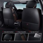 Premium Seat Covers for Sedans & SUVs | Universal Fit, Breathable Black/Red - Image 5