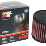 K&N High-Flow Original Lifetime Engine Air Filter: High Performance, Premium, Washable, Replacement Filter: Compatible with 2021 Ford Bronco, E-0634