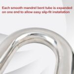 BIGREAT 3" Stainless Steel Exhaust Pipe Kit, Universal Mandrel Bent, 8-Piece Set - Image 5