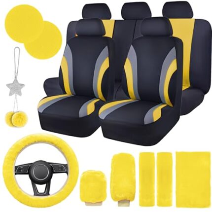 car seat covers yellow