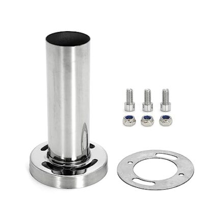 4" Round Tip Silencer Exhaust Muffler for 4 inch Tip Removable Exhaust Silencer