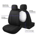 Premium Neoprene Full Car Seat Covers: Waterproof Universal Fit SUV Sedan Truck - Image 8