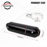 Black 28mm Exhaust Muffler for ATV Dirt Bike 125cc 110cc 50cc Quad Dune Buggy - Image 2