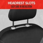 Motor Trend Gray Neoprene Waterproof Car Seat Covers - Front Seats Only - Image 4