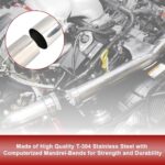 BIGREAT 3" Stainless Steel Exhaust Pipe Kit, Universal Mandrel Bent, 8-Piece Set - Image 4