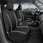 Motor Trend Gray Neoprene Waterproof Car Seat Covers - Front Seats Only - Image 3