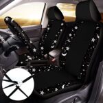 Yexiya 15-Piece Moon & Star Car Seat Covers Set with Auto Decor Accessories - Image 3