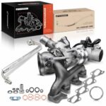 A-Premium Complete Turbocharger and Oil Feed Line Kit Compatible with Chevy & Buick Models - Cruze 2011-2015, Cruze Limited 2016, Sonic 2012-2020, Encore, Trax 2013-2021, 1.4L - # 55565353,25198546