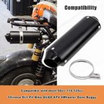 Black 28mm Exhaust Muffler for ATV Dirt Bike 125cc 110cc 50cc Quad Dune Buggy - Image 3