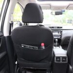 Platinum Vinyl Faux Leather Car Seat Covers Black/Grey, Airbag Safe, 2-Pack - Image 5