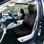 Universal Fit Car Seat Covers – Washable, Airbag Safe, Black Full Set - Image 8