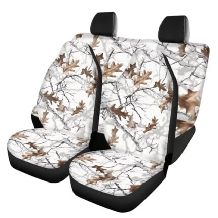 car seat covers white camo