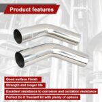 BIGREAT 3" Stainless Steel Exhaust Pipe Kit, Universal Mandrel Bent, 8-Piece Set - Image 6