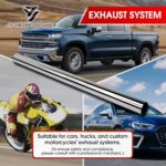 JY Performance 3" T304 Stainless Steel Exhaust Pipe | Universal Straight Tubing 47.3" - Image 5