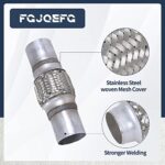 Stainless Steel Exhaust Flex Pipe 2" x 4" Braided Universal Repair Kit (2-Pack) - Image 2