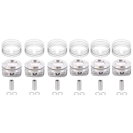 6 Pcs Engine Piston Set 2004-2010 Compatible With CLS 350 A2720303117 A2720302817 A2720309317 A2720305117 M272.988