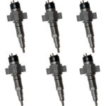 6PCS Fuel Injectors 4928421 Suitable for Cummins ISZ13 QSZ13 ISL8.3 ISL8.9 ISL9.5 6C8.3 QSC8.3 ISC8.3 CM554 CM556 CM558 CM2150 CM2180 CM2350 CM2880 Engine
