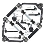 DRIVESTAR 14 PCS Front Suspension Control Arm Kit, for Ford F-150 F-250 Expedition Lincoln Navigator 2WD 1997 1998 1999 2000 2001 2002 2003 2004, K8728 K8726 K8695 K8772 K8700 ES3364 ES3365 K8739
