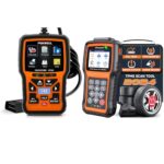 FOXWELL NT301 OBD2 Scanner Live Data Professional Mechanic OBDII Code Reade + FOXWELL T2000 Pro TPMS Relearn Tool, TPMS Reset Tool, Activate/Relearn/Diagnostic All Sensors