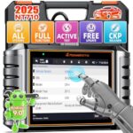 FOXWELL NT710 fit for Honda/Acura OBD2 Scanner, Full System Bidirectional Diagnostic Scan Tool, All Resets Crank Sensor Relearn ABS Bleeding Oil EPB Throttle Code Reader, Quick Auto VIN, Free Update