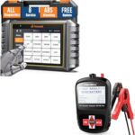 Foxwell NT726 OBD2 Scanners, All System Code Reader Car Diagnostic Tool FOXWELL BT100 Pro Car Battery Tester 12V Automotive Digital Battery Analyzer