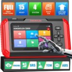 KINGBOLEN S800 OBD2 Automotive Scanner,Car Diagnostic Tool,4-System Scan (Engine/TCM/ABS/SRS) with 15 Resets,Oil SAS TPMS Gear Brake Bleed Reset,Automotriz Code Reader, AutoVIN,Lifetime Fr-ee Update