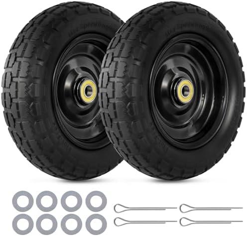 Upgrade Our Garden Gear with 10-inch Flat Free Replacement Wheels!