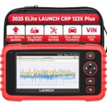 LAUNCH X431 CRP 123X Plus Elite OBD2 Diagnostic Scanner, 2025 Lifetime F.ree Update All System Scan Tool with SAS/Throttle/Oil Reset for All Cars,Auto VIN OBD2 Battery Test Scanner Code Reader