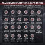 M6 Motorcycle OBDII Scanner: Engine Code Reader, 104 Services, All Brands - Image 2