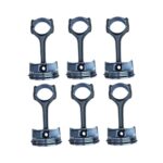 Xzdfvwfu Compatible 2011 to 2019 3.6L Cars 6 Piece Piston and Connecting Rod Set 5184347AG 5184347AH